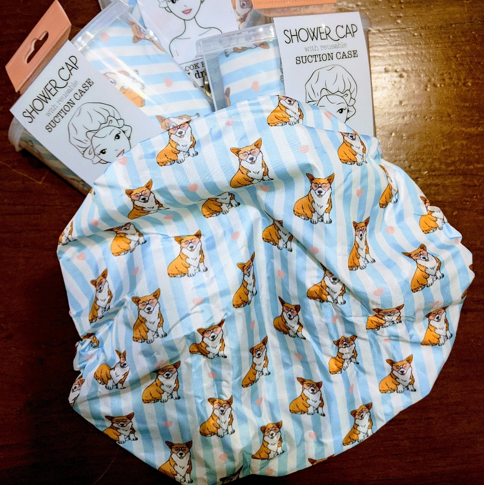 Welsh Corgi Shower Cap NEW